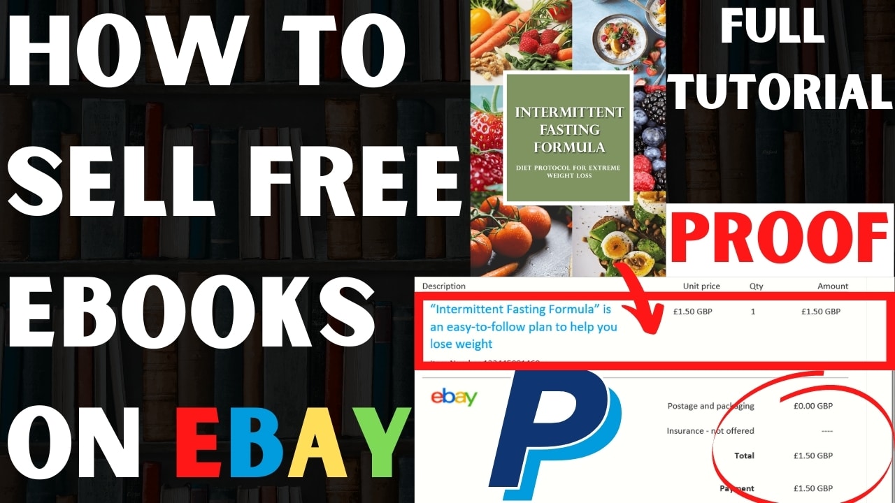 How to Sell a free PLR ebook on eBay THE RIGHT WAY! (2020)