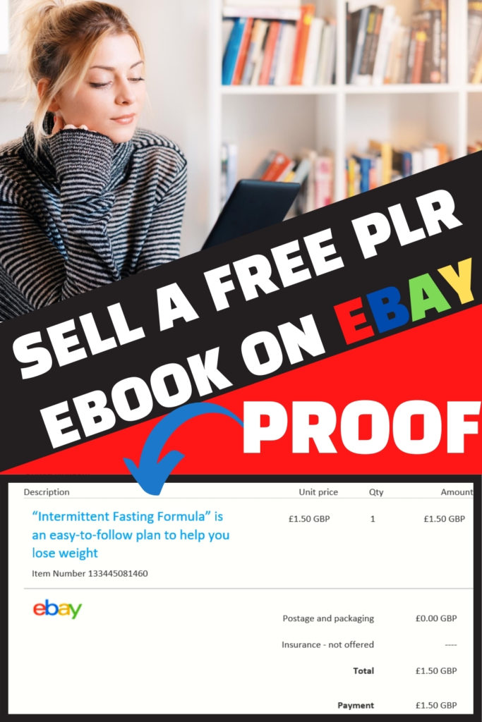 how to sell free plr ebook on ebay pinterest pin